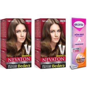 Nevaton Saç Boyası 7.0 Kumral  2 Adet