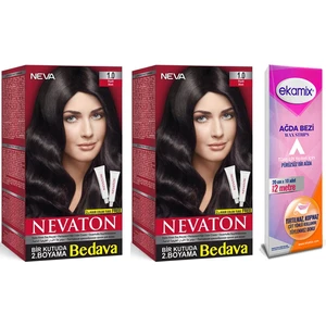 Nevaton Saç Boyası 1.0 -Siyah 2 Adet