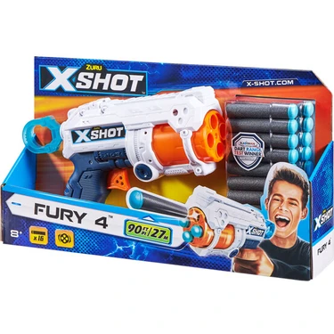 X-Shot Fury 4 With 16 Darts Fiyatı - Taksit Seçenekleri