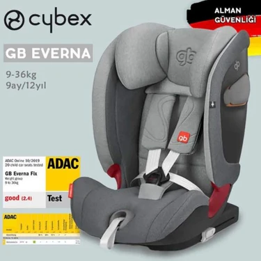 Cybex ADAC'lı GB Everna Fix Isofixli Bebek Çocuk Oto Koltuğu Fiyatı