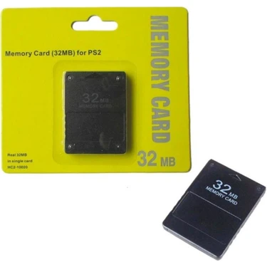 Gizala Ps2 32MB Memory Card Playstation 2 32 MB Hafıza