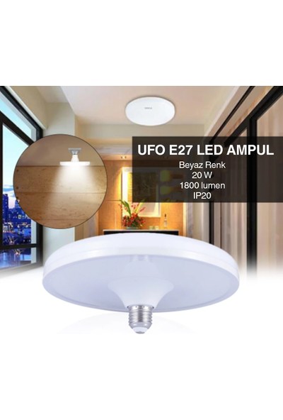 Infoled 20 W LED Ufo Ampul Günışığı