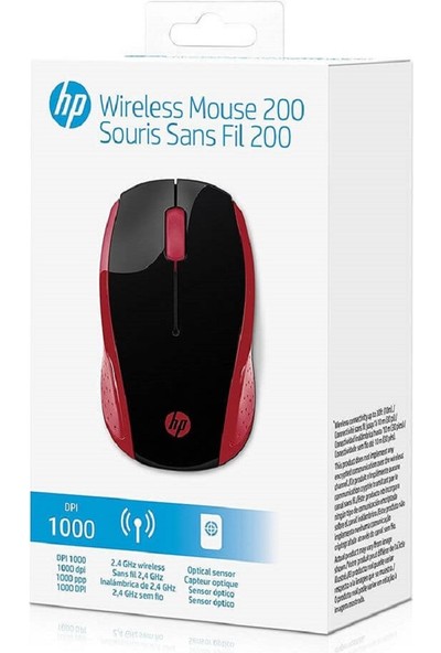 Hp 200 Wireless Kablosuz Empress Kırmızı Mouse (2HU82AA)