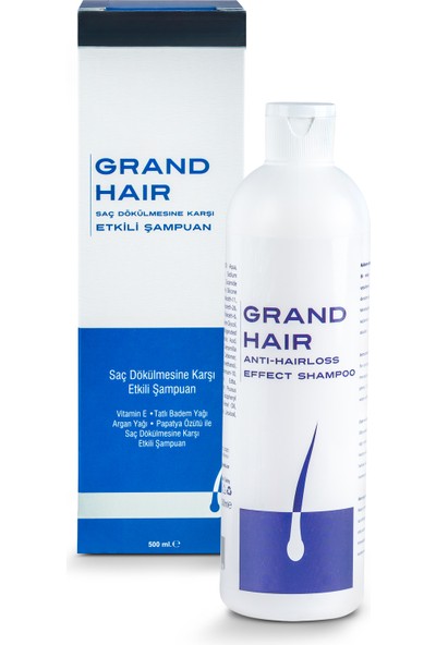Grandhair Erkek Saç Solüsyonu+ Saç Dökülmelerine Karşı Etkili Şampuan