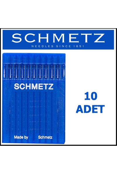 Schmetz Dbx1 Ses Serv 7 Düz Makinesi Iğnesi 14/90 Numara