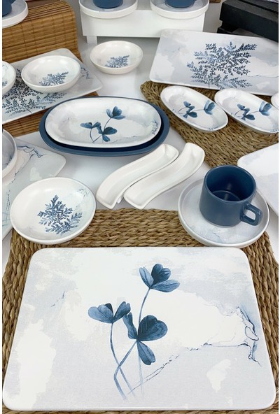 Keramika Blue Magic 31 Parça 6 Kişilik Siera Kahvaltı Takımı - 19863