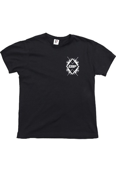 Fortnıte Gbp Logo Baskılı Siyah Gamer Tişört
