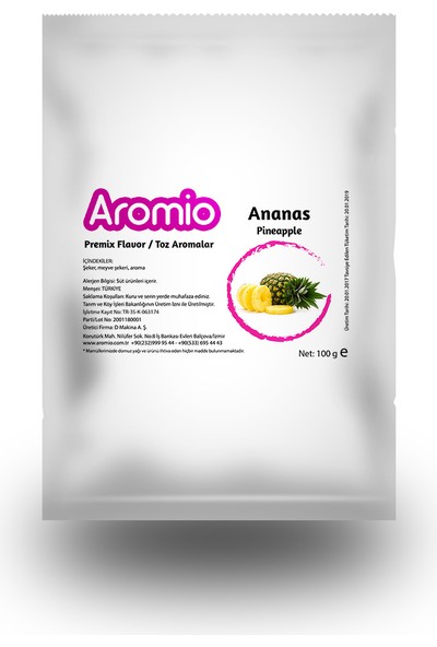 Aromio Ananas Aroma Premix Toz Paket 35 gr