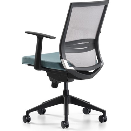 Cozy Çalışma Koltuğu - Sabit T Kol - Plastik Ayak - Mint Yeşili/gri modelleri