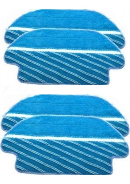 Viomi V2 Uyumlu 4lü Mop Fiber Bezi - Mavi