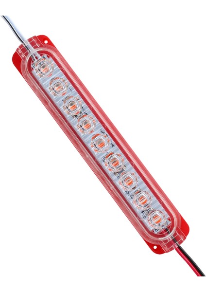 Powermaster Parlak Yanıp Sönen Kırmızı Modül LED 14*32.5 2835 24 Volt 1.2 Watt