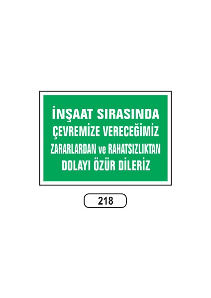Uyarı Ikaz Levhası 25 x 35 cm