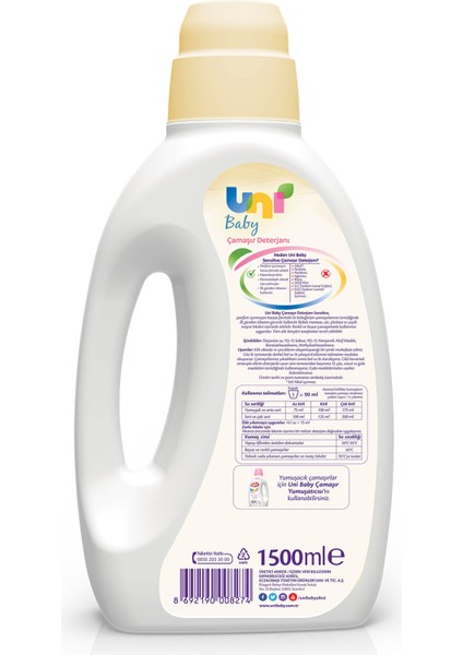 Çamaşır Deterjanı 1500 ml + Yumuşatıcı 1500 ml + Deterjan Sensitive 1500 ml + Islak Mendil