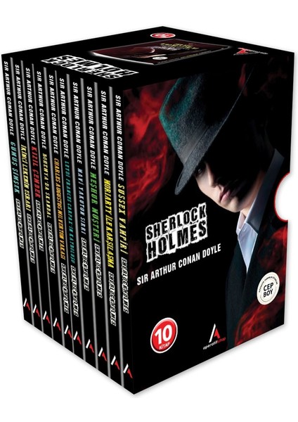 Sherlock Holmes Seti 10 Kitap Cep Boy Aperatif Tadımlık Kitaplar
