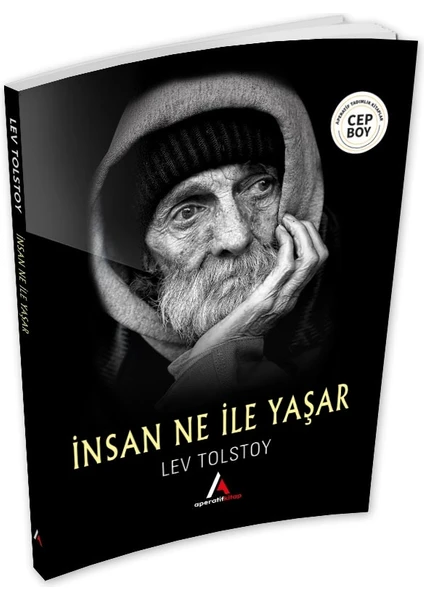 Aperatif Kitap Yayınları Insan Ne Ile Yaşar - Tolstoy - Cep Boy Aperatif Tadımlık Kitaplar