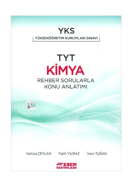 Esen Yayınları Esen Tyt Kimya Rehber Sorularla Konu Anlatımı
