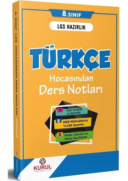 Kurul 8. Sınıf Lgs Türkçe Hocasından Ders Notları