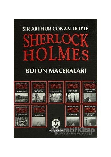 Sherlock Holmes Bütün Maceraları (9 Kitap Takım) - Sir Arthur Conan Doyle -