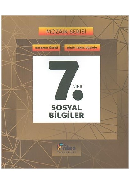 Fides Yayınları Fides 7.sınıf Sosyal Bilgiler Mozaik Serisi Kazanım Özetli Soru Bankası