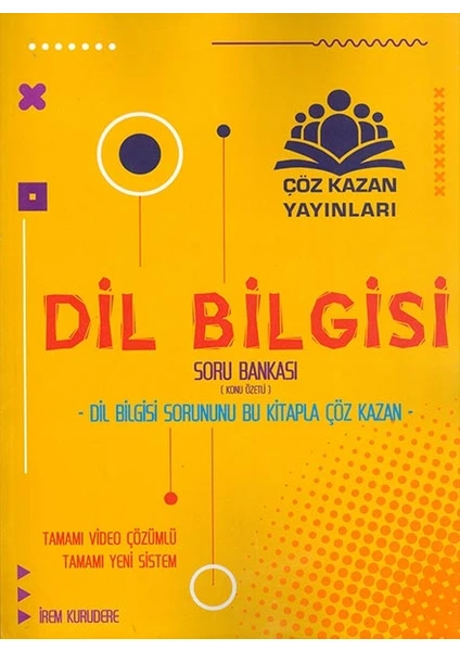 Çöz Kazan Yayınları Dil Bilgisi Soru Bankası Çöz Kazan Yayınları