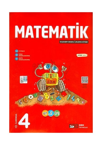 Sbm 4.sınıf Matematik Kazanım Odaklı Çalışma Kitabı