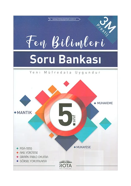 Rota Yayın Yapım Rota 5.sınıf Fen Bilimleri Soru Bankası