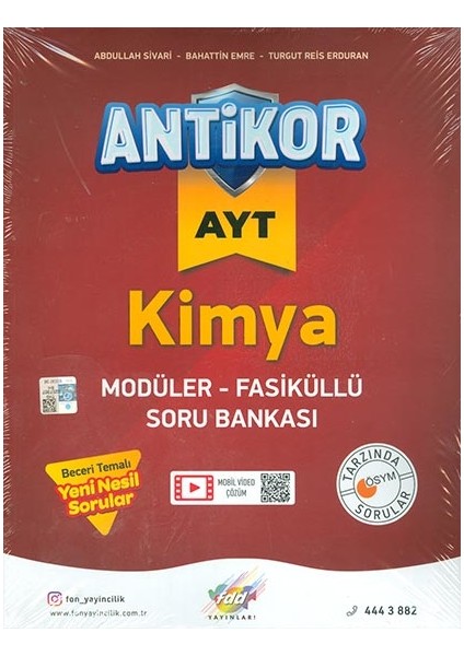 Ayt Kimya Soru Bankası