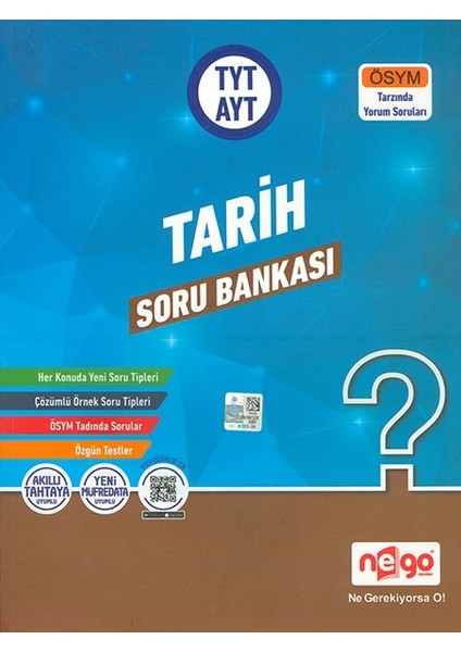 Tyt Ayt Tarih Soru Bankası Nego Yayınları