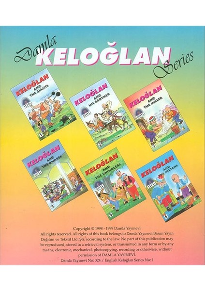 Keloğlan Serisi Seti Ingilizce 6 Kitap -