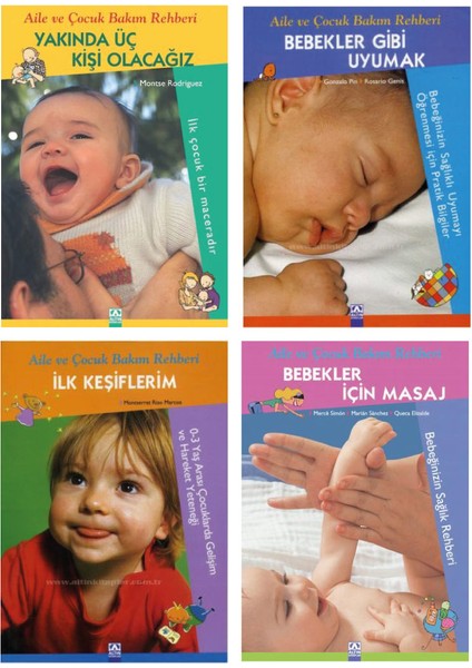 Aile ve Çocuk Bakımı Rehberi Set 4 Kitap - Montse Rodriguez
