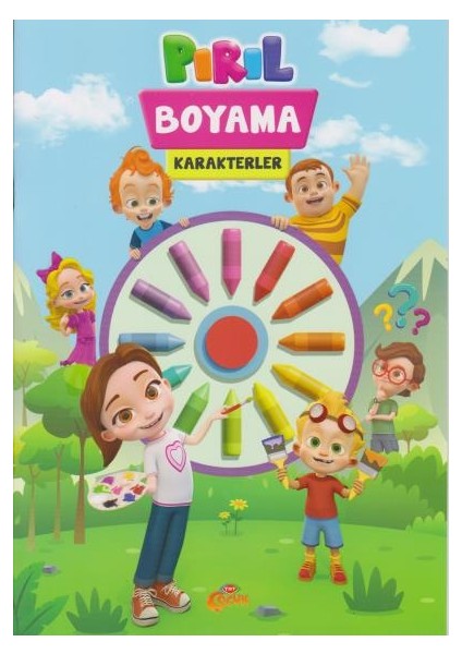 Pırıl Boyama Karakterler - Neslihan Bayram Sacihan - Pırıl Yayınları
