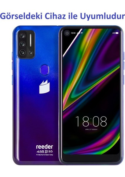 Reeder P13 Blue Max Pro Kılıf Biye Mat Esnek Silikon Kapak modelleri