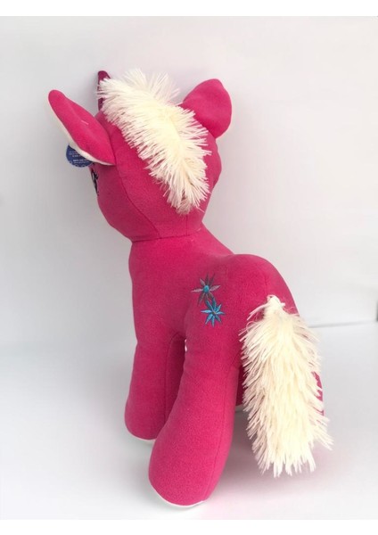 Peluş Boynuzlu At Pony Unicorn Pembe 53 cm