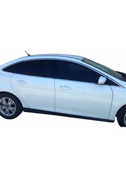 Ford Focus 3 Sedan Krom Cam Çerçevesi 12 Parça 2011-2017 Arası