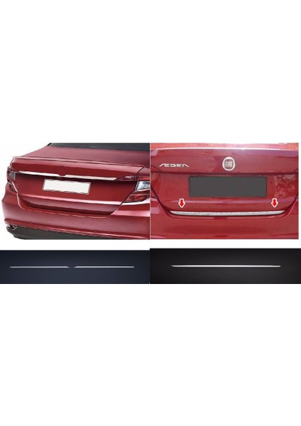 Fiat Egea Krom Bagaj Alt Çıta ve Bagaj Çıtası Sedan P.çelik 2015 ve Üzeri fiyatları