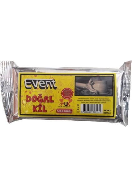 Doğal Kil 500 gr Beyaz