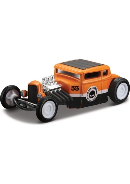 Harley Davidson Custom Cars 1929 Ford Model A 1:64 Ölçek Model