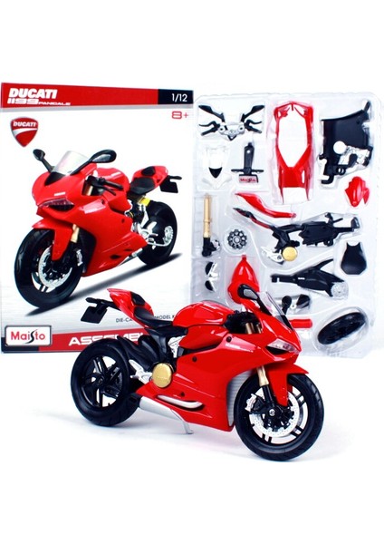 Ducati 1199 Panigale 1:12 Model Motosiklet Yap Boz Birleştir