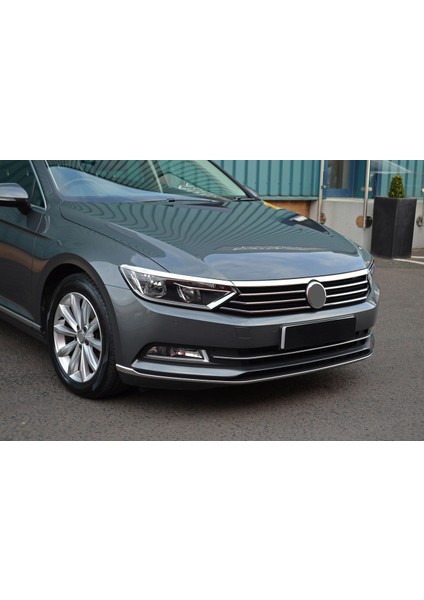 Vw Passat B8 Krom Far Kaşı 3 Prç. P.çelik 2015-2019 Arası