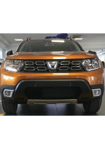 Yeni Dacia Duster Ön-Arka Difüzör Set Gri Renk 2018- Sonrası modelleri