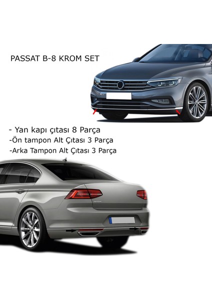 Volkswagen Passat B8.5 Full Krom