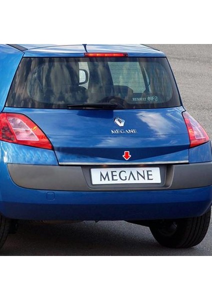 Renault Megane 2 Krom Bagaj Alt Çıtası 2003 - 2008 Arası