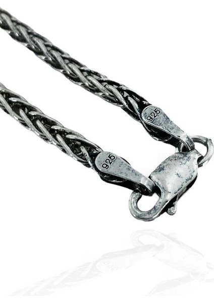 925 Gümüş Tilki Kuyruğu 60 cm 3.2 mm Erkek Zinciri Kolye modelleri