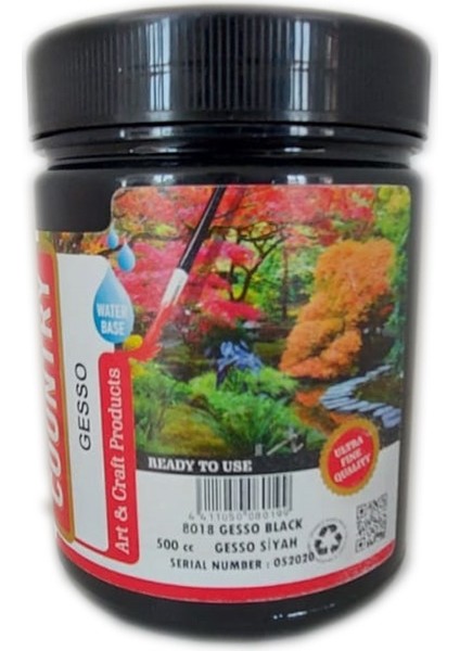 8019 Gesso 120 cc Siyah