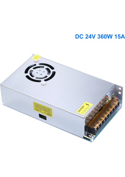 Dc 24V 360W 15A Evrensel Ayarlı Anahtarlama (Yurt Dışından)