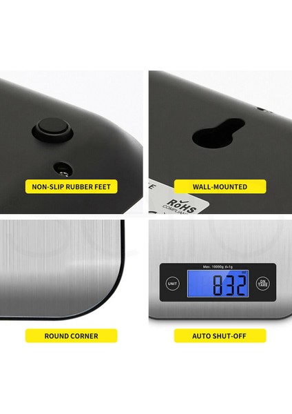 10 kg/1G Mutfak Dijital Tartı LCD Elektronik Terazi Gıda Ağırlığı Posta Terazileri (Yurt Dışından) indirimleri