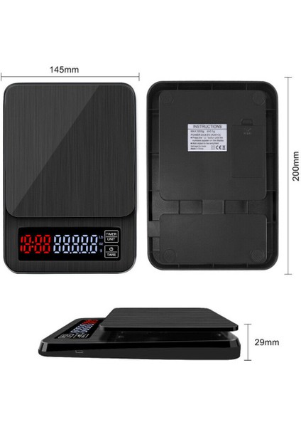 5 kg/0.1g Mutfak Dijital Tartı LCD Elektronik Terazi Gıda Ağırlığı Posta Terazileri (Yurt Dışından) modelleri