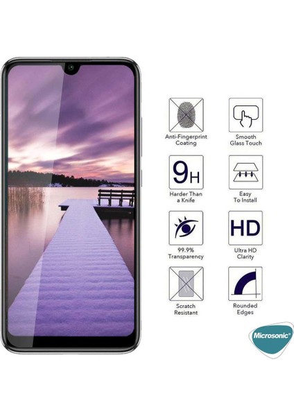 Vivo Y51 Tam Kaplayan Temperli Cam Ekran Koruyucu Siyah