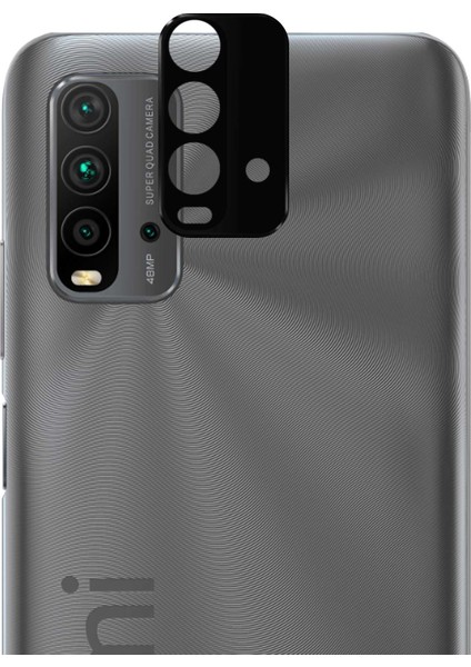 Xiaomi Redmi 9t Kamera Lens Koruma Camı V2 Siyah