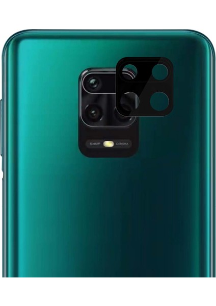Xiaomi Redmi Note 9 Pro Max Kamera Lens Koruma Camı V2 Siyah